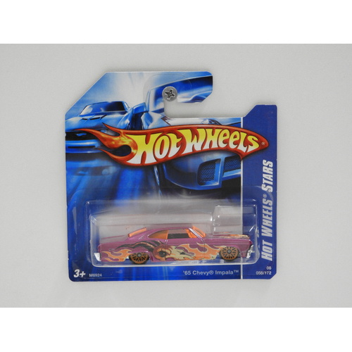 1:64 1965 Chevy Impala - 2008 Hot Wheels Short Card