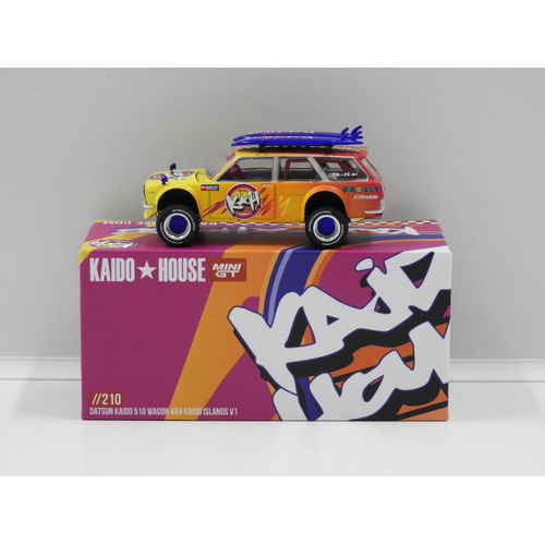 1:64 Datsun Kaido 510 Wagon 4x4 "Kaido Islands V1" (Opened, Unsealed)