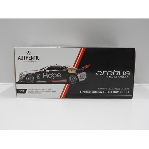1:18 Chevrolet Camaro ZL1 - Erebus Motorsport 2024 Boost Mobile Gold Coast 500 Race 22 Winner (B.Kostecki) #1 "2025 Diecast Model Expo Exclusive"