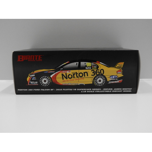 1:18 Ford BF Falcon - Norton 360 2010 Fujitsu Series (James Moffat) #99
