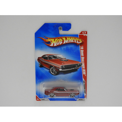1:64 1970 Dodge Challenger Hemi - 2008 Hot Wheels Long Card