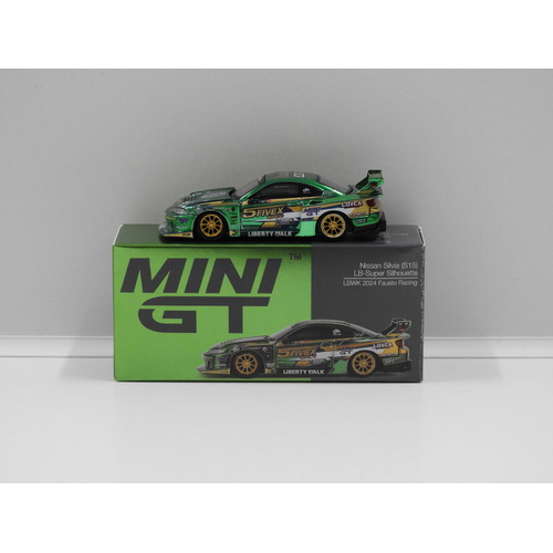 1:64 Nissan Silvia (S15) LB-Super Silhouette - LBWK 2024 Fausto Racing (Opened, Unsealed)