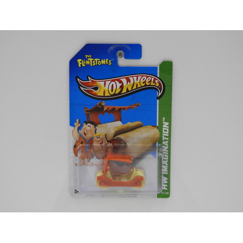 1:64 Flintmobile - Hot Wheels Long Card "The Flintstones"