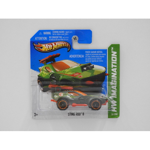 1:64 Sting Rod ll - 2013 Hot Wheels Treasure Hunt Short Card