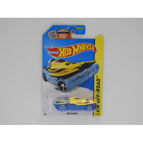 1:64 Mad Splash - 2015 Hot Wheels Treasure Hunt Long Card