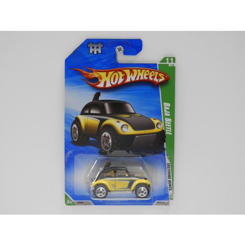 1:64 Baja Beetle - Hot Wheels 2010 Treasure Hunt Long Card