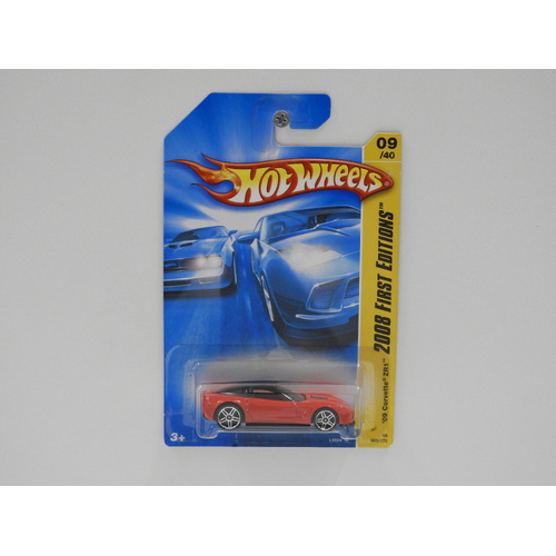 1:64 2009 Corvette ZR1 - 2008 Hot Wheels Long Card
