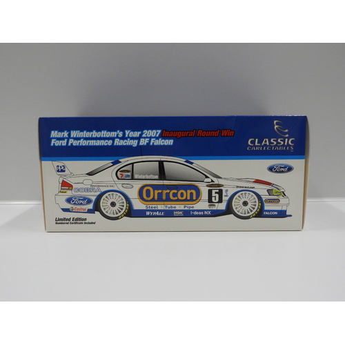 1:18 Ford FG Falcon - Ford Performance Racing Inaugural Round Win (Mark Winterbottom) 2007 #5
