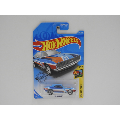 1:64 1967 Camaro - Hot Wheels 2019 Treasure Hunt Long Card