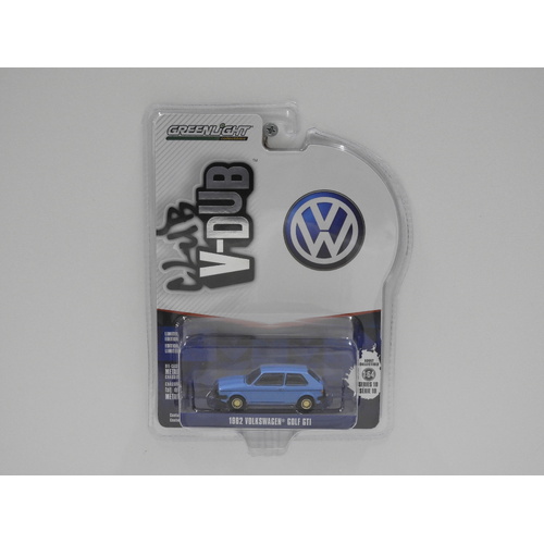 1:64 1982 Volkswagen Golf Gti (Blue)