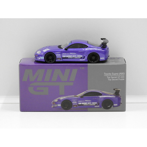 1:64 Toyota Supra (A80) Top Secret GT-300 (Top Secret Purple) (Opened, Unsealed)