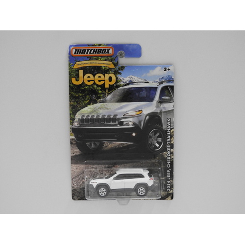 1:64 2014 Jeep Cherokee Trailhawk - Matchbox Jeep Anniversary Edition"