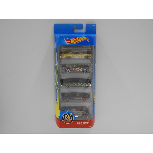 1:64 Hot Wheels 5 Pack "HW Flames"
