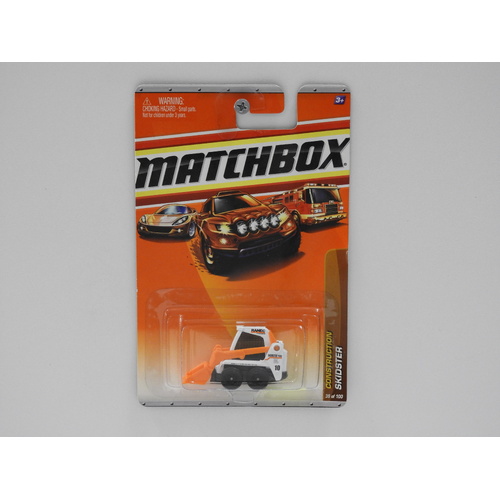 1:64 Skidster (White/Orange) - Matchbox Long Card