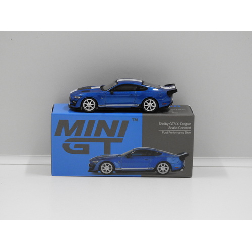 1:64 Shelby GT500 Dragon Snake Concept (Ford Performance Blue) (Opened, Unsealed)