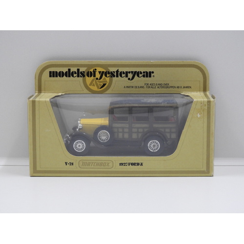 1:40 1927 Ford 'A' Woody (Yellow/Brown/Black)