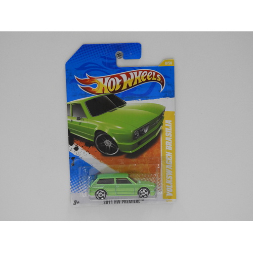 1:64 Volkswagen Brasilia - 2011 Hot Wheels Long Card