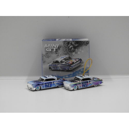1:64 Lincoln Capri Christmas Hot Rod Twin Set By Tim Sadchikov (Opened, Unsealed)