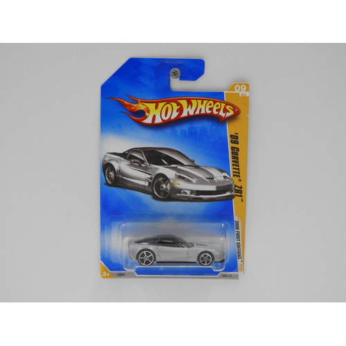 1:64 2009 Corvette ZR1 - 2008 Hot Wheels Long Card
