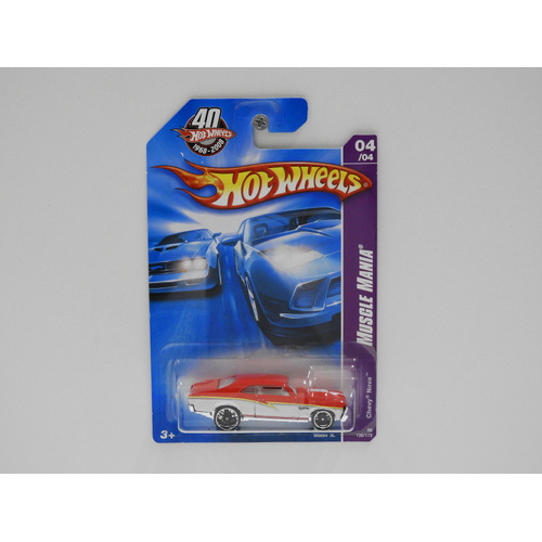 1:64 Chevy Nova - 2008 Hot Wheels Long Card