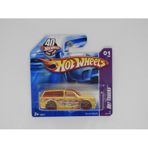 1:64 Boom Box - 2008 Hot Wheels Short Card