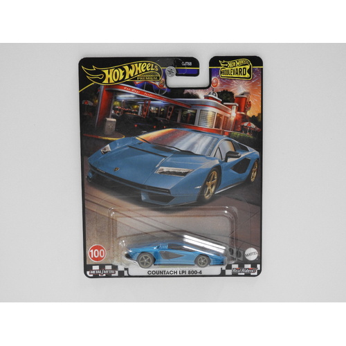 1:64 Lamborghini Countach LPI 800-4 - Hot Wheels Premium "Boulevard"