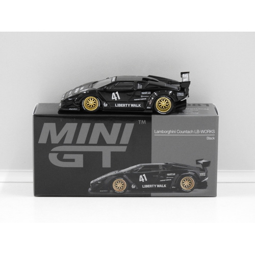 1:64 Lamborghini Countach LB-Works (Black) (Opened, Unsealed)