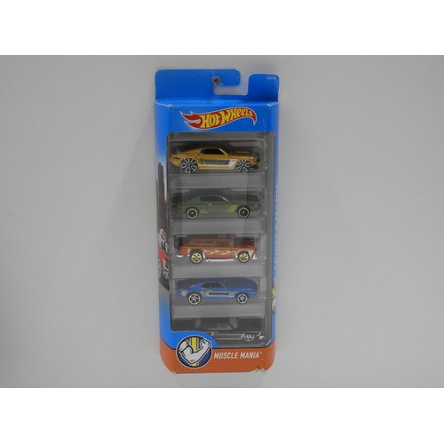 1:64 Hot Wheels 5 Pack "Muscle Mania"