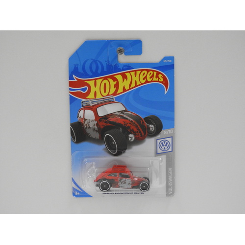 1:64 Custom Volkswagen Beetle - 2019 Hot Wheels Long Card