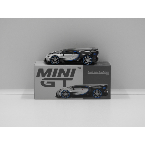 1:64 Bugatti Vision Gran Turismo (Silver) (Opened, Unsealed)