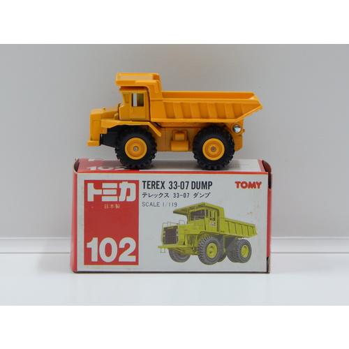 1:119 Terex 33-07 Dump (Yellow) - Made in Japan