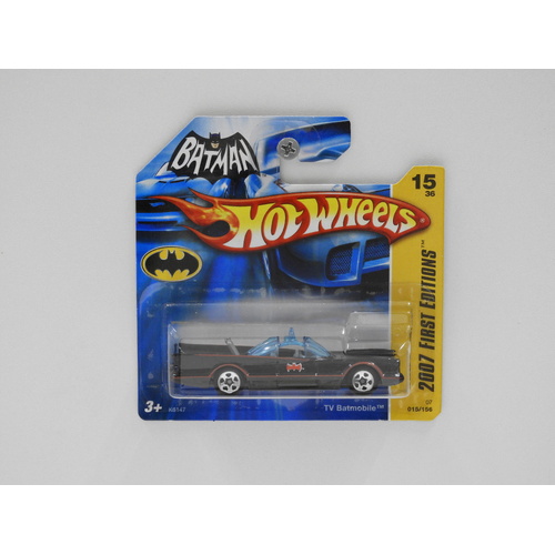 1:64 Classic TV Series Batmobile - Hot Wheels Short Card "Batman"