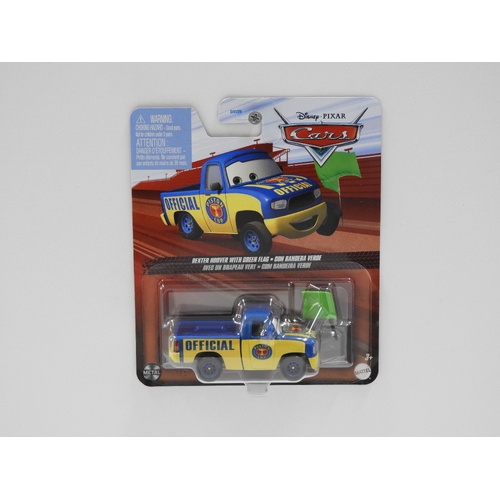 1:55 Dexter Hoover with Green Flag "Disney Pixar Cars"