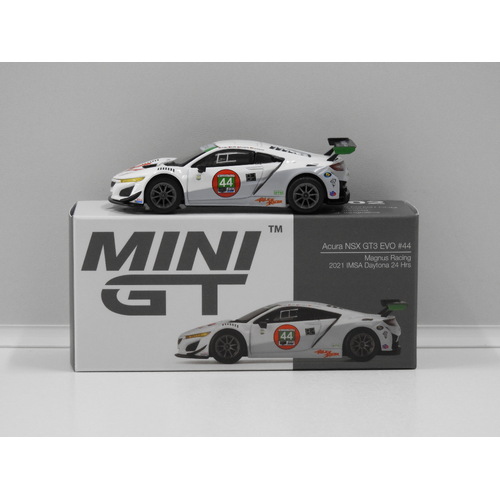 1:64 Acura NSX GT3 Evo - Magnus Racing 2021 IMSA Daytona 24 Hrs #44 (Opened, Unsealed)