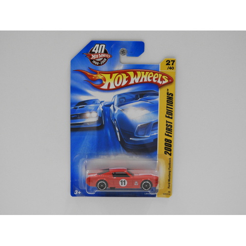 1:64 Ford Mustang Fastback - 2008 Hot Wheels Long Card
