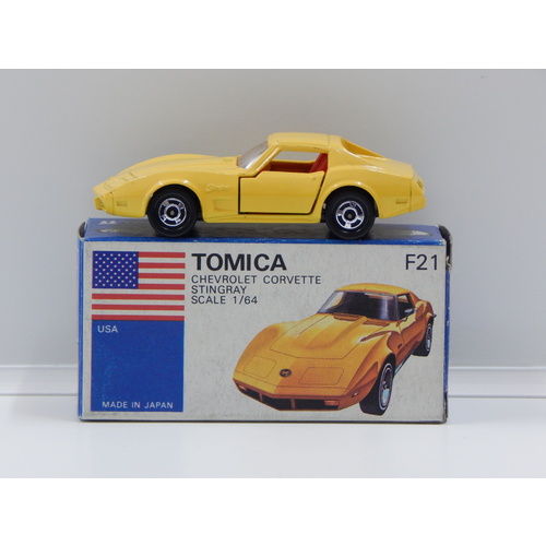 1:64 Chevrolet Corvette Stingray (Mustard) - Made in Japan