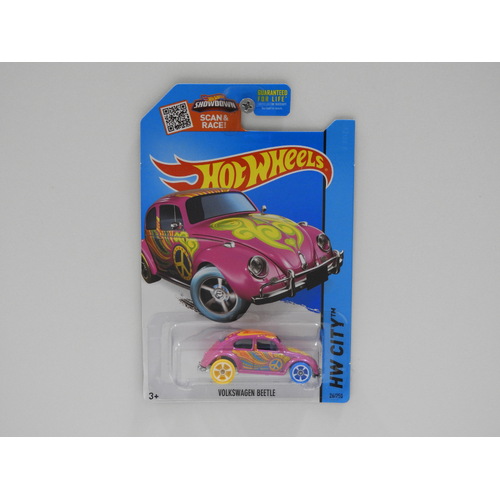 1:64 Volkswagen Beetle - 2015 Hot Wheels Treasure Hunt Long Card