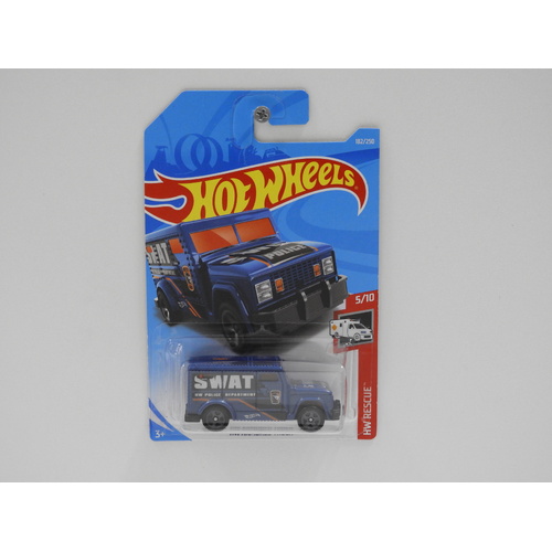 1:64 HW Armored Truck - Hot Wheels 2019 Treasure Hunt Long Card