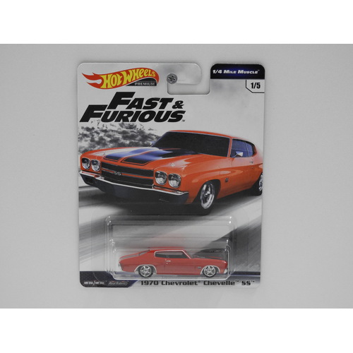 1:64 1970 Chevrolet Chevelle SS - Hot Wheels Premium "Fast & Furious"