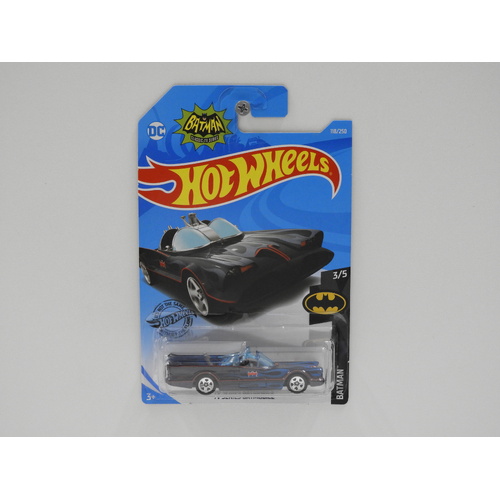 1:64 Classic TV Series Batmobile - Hot Wheels Long Card "Batman"