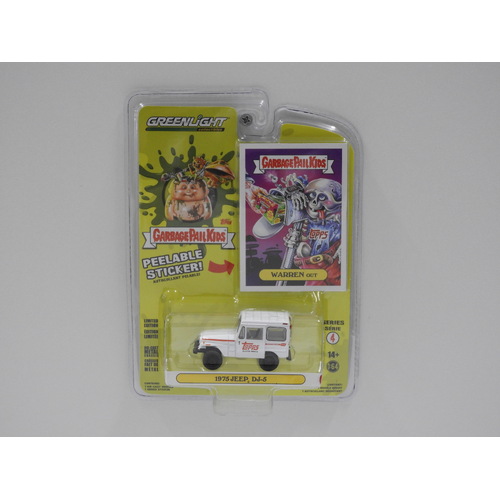 1:64 1975 Jeep DJ-5 - Garbage Pail Kids "Warren Out"
