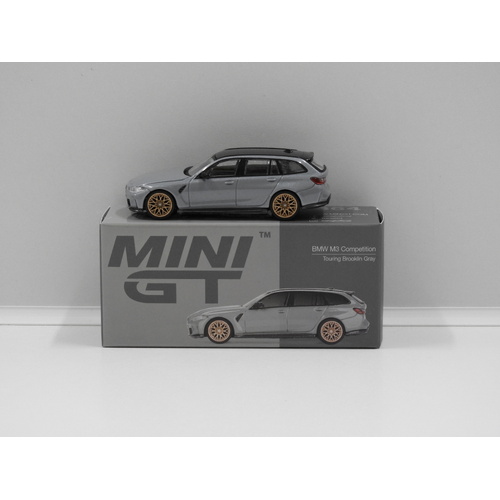 1:64 BMW M3 Competition (Touring Brooklin Gray) (Opened, Unsealed)
