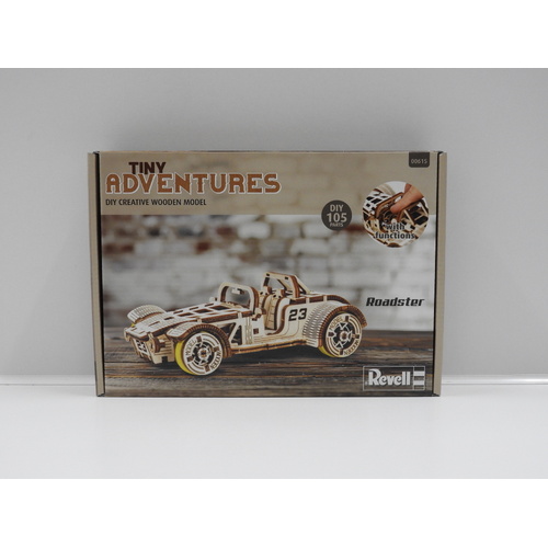 Tiny Adventures - DIY Creative Wooden Model "Roadster"