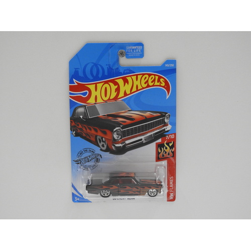 1:64 1966 Chevy Nova - 2019 Hot Wheels Long Card