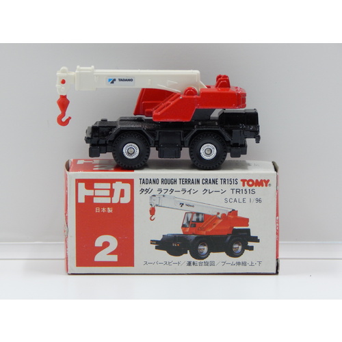 1:96 Tadano Rough Terrain Crane TR151S - Made in Japan