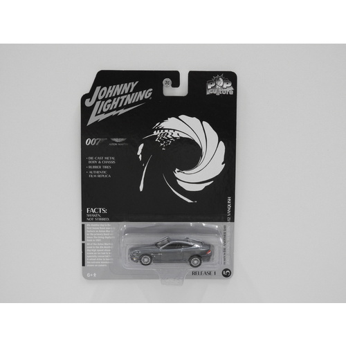 1:64 2002 Aston Martin V12 Vanquish - Johnny Lightning Pop Culture James Bond "Die Another Day"