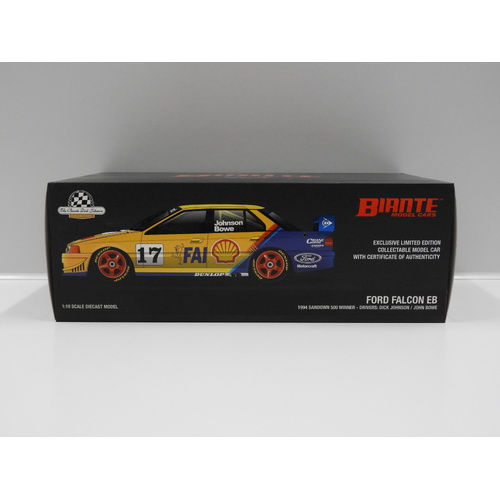 1:18 Ford EB Falcon - 1994 Sandown 500 Winner (Dick Johnson/John Bowe) #17