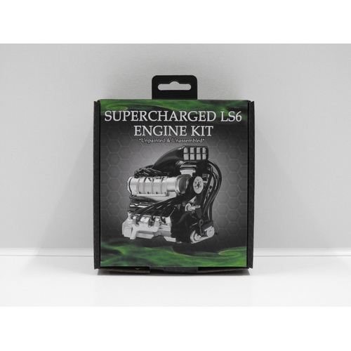 1:24 Supercharged LS6 Engine Kit - Compatible with 1:24 LC/LJ  Torana Plastic Kits