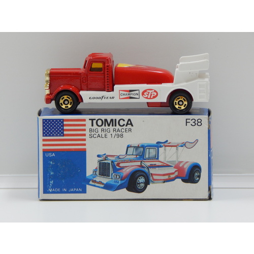 1:98 Big Rig Racer (Red and White) - Made in Japan