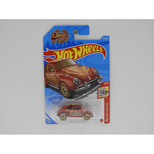 1:64 Volkswagen Beetle - 2021 Hot Wheels Long Card